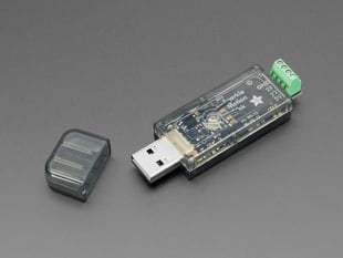PCB in enclosure with cap off