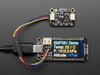 Temperature and pressure sensor breakout displaying sensor information on a connected TFT display breakout.